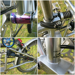 ☆BROMPTON ブロンプトン 台湾製 カスタムカラー 改造多 中古美品♪の画像