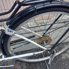 B1673 シティーサイクル　アサヒ　26インチ　オートライト　外装6段の画像