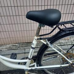 B1673 シティーサイクル　アサヒ　26インチ　オートライト　外装6段の画像