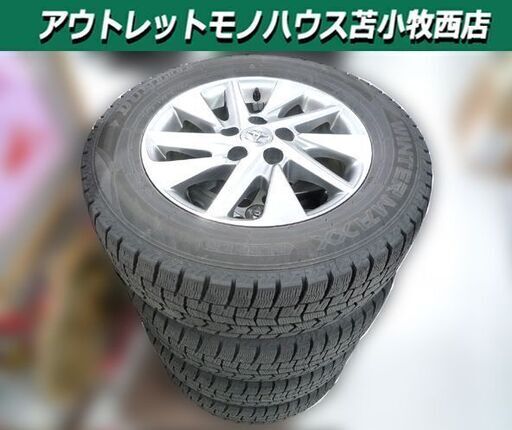 タイヤ付きホイール4本セット トヨタ アルファード純正アルミ 16インチ 6.5J ウィンターマックス WM02 215/65R16 2021年 中古 苫小牧西店