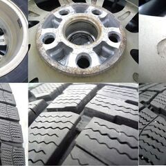 タイヤ付きホイール4本セット トヨタ アルファード純正アルミ 16インチ 6.5J ウィンターマックス WM02 215/65R16 2021年 中古 苫小牧西店