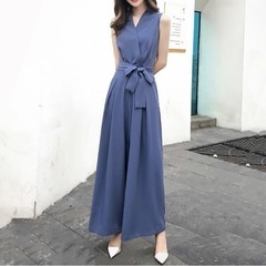 カシュクールオールインワン