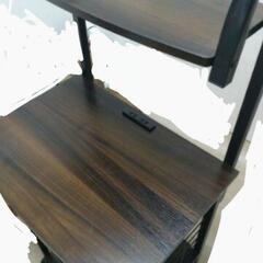 お話し中🎵調理器具シェルフ上棚付き4段棚

の画像