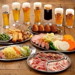(あの有名ビアガーデンがコスパ最強3,000円‼️)【7月28日(日)13時〜信濃町駅】週末は超コスパ最強‼️‼️BBQ食べ放題つきビアガーデンでお友達・ご縁作り‼️【牛カルビ、ラムスライスなどBBQ食べ放題＋お酒飲み放題つきで コスパ最強3,000円‼️】20,30,40代イベント(男性はLINE登録で8,500円) - イベント