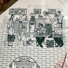 A4クリアファイル　フレッシュネスバーガー& Nico and コラボ　非売品の画像