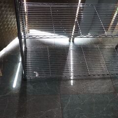 メタルラック５段、９１x３４x１６０、美品、棚、整理棚の画像