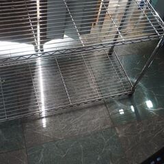 メタルラック５段、９１x３４x１６０、美品、棚、整理棚の画像