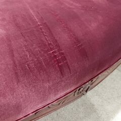 価格見直しました！ゴージャス｜クラシックアンティーク調｜カウチソファ｜ベロアの画像