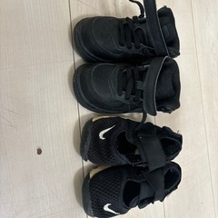 NIKEエアフォース1とエアリフト14センチ2足の画像