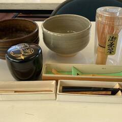 茶道の茶器セットの画像