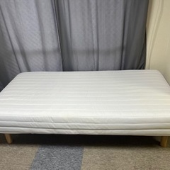 無印良品の脚付マットレス(シングル)