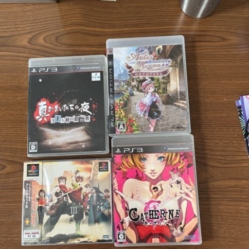 psソフト1枚×ps3ソフト3枚