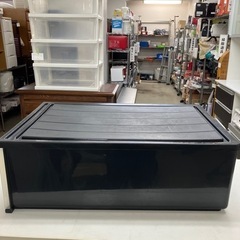 K2407-359 CASTY 収納ケース ブラック/クリアー キズ汚れ有りの画像