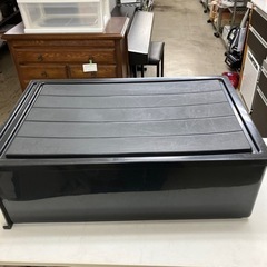 K2407-359 CASTY 収納ケース ブラック/クリアー キズ汚れ有りの画像