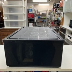 K2407-359 CASTY 収納ケース ブラック/クリアー キズ汚れ有りの画像