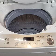 SHARP 2020年製 6.0㎏全自動洗濯機 ES-GE6E-Tの画像