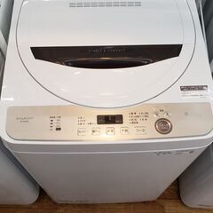 SHARP 2020年製 6.0㎏全自動洗濯機 ES-GE6E-Tの画像