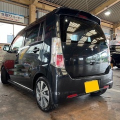 安心の1年保証付き☆月々9千円〜分割払い可‼️ 車検2年付き！【名義変更代込み】☆スズキ ワゴンRスティングレー☆HDDナビ付き☆走行中DVD見れます☆プッシュスタート☆ドライブレコーダー付きのフル装備☆純正アルミ☆事故修復歴無し☆そのまま乗って帰れます！の画像