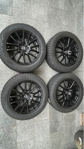 値下げしました☆23年製ヨコハマ　アイスガードG075 235/55R18 ホイール付きスタッドレスタイヤ