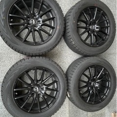 値下げしました☆23年製ヨコハマ　アイスガードG075 235/55R18 ホイール付きスタッドレスタイヤ
