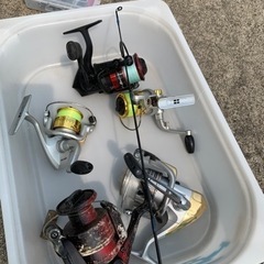 釣具いろいろ　リール　竿　の画像