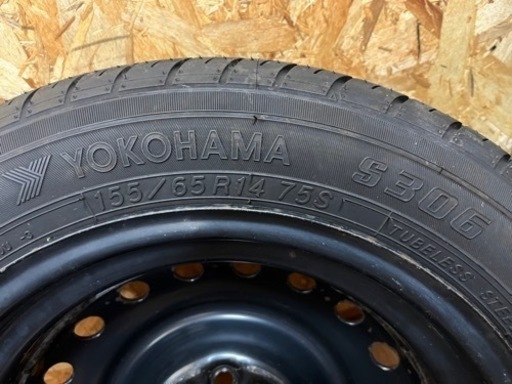 155/65/14 ラジアルタイヤ　軽自動車　ムーヴ　キャンバス　車のパーツ タイヤ、ホイール