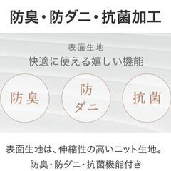 【受け渡し予定者決まりました】ニトリ　セミダブルマットレスの画像