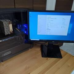 ゲーミングPC i5-7600k GTX1070 デュアルモニター付き