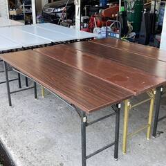 折り畳みのテーブル10本セットの画像