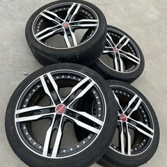 ジャンク扱い！AME SHALLEN  XF-55 + centara VANTI HP 245/40ZR20 4本セット