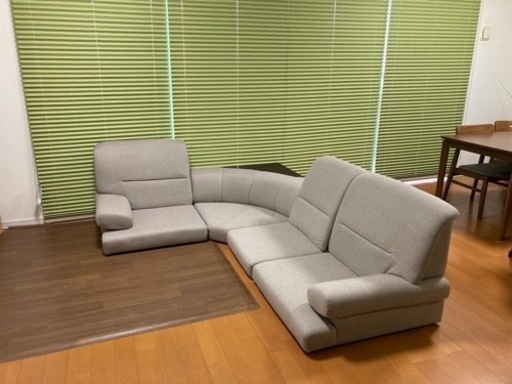 最終値下げ！　ニトリ 布張りコーナーローソファ4点セット(Nゲート ファブリックBE)
