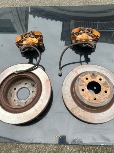フェアレディZ33バージョンSTリア用　純正ブレンボキャリパー、ローター　ブレーキ
