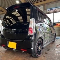 H24年式☆月々9千円〜分割払い可‼️ 車検2年付き！【名義変更代込み】☆スズキ ワゴンRスティングレーT☆快適なターボ☆HDDナビ付き☆走行中DVD見れます☆ETC付き☆プッシュスタート☆シートカバー付き☆ドライブレコーダー付きのフル装備☆社外アルミ☆そのまま乗って帰れます！の画像
