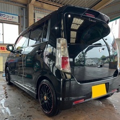 H24年式☆月々9千円〜分割払い可‼️ 車検2年付き！【名義変更代込み】☆スズキ ワゴンRスティングレーT☆快適なターボ☆HDDナビ付き☆走行中DVD見れます☆ETC付き☆プッシュスタート☆シートカバー付き☆ドライブレコーダー付きのフル装備☆社外アルミ☆そのまま乗って帰れます！の画像