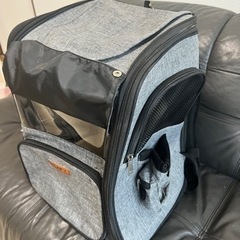 猫用キャリーバック、リュックの画像
