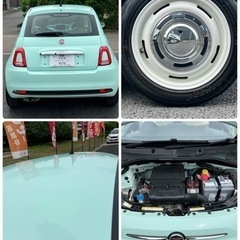 ❤️ご成約済❤️⭐️フィアット500⭐️即日納車可能⭐️走行6.8万㌔⭐️車検R7年7月まで⭐️の画像