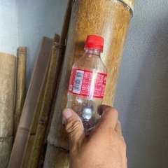 流しそうめん　竹の画像