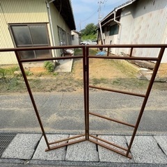昭和レトロ　衣桁　着物掛け　洋服掛けの画像