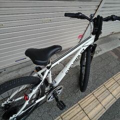 CHEVROLET マウンテンバイク ホワイト CHEVROLET(シボレー) ハイテンWサスFD-MTB26WH(18speed) 73133