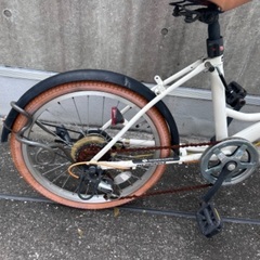 折り畳み自転車　ジャンク品の画像