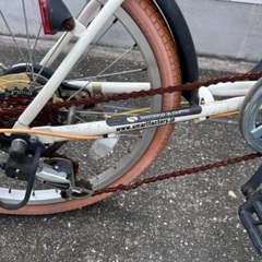 折り畳み自転車　ジャンク品の画像