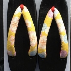 新品　桐下駄の画像