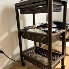 【決まりました】3段キッチンワゴン