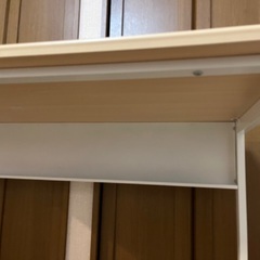 美品ナチュラル色　パコソン　ワークデスクの画像
