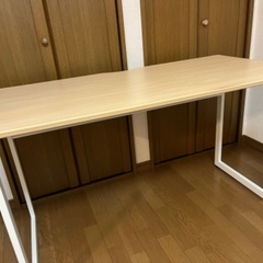 美品ナチュラル色　パコソン　ワークデスク