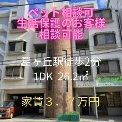 🌟星ヶ丘駅徒歩２分 ペット🐶🐈可能！！生活保護受給者の方要相談 ...