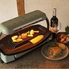 【値下げ・美品・処分】定価32,500円　アラジン焼肉器 ホットプレート アCAG-G13B(G)　超減煙の画像