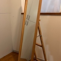 パイン材ミラーの中古が安い！激安で譲ります・無料であげます