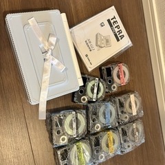 テプラ PRO SR-GL1 未使用テープ6本　少し使用2本付き 