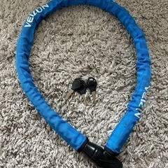 美品　バイク　大型バイク　自転車　ロックチェーン　長さ1200mm*極太ワイヤー　の画像